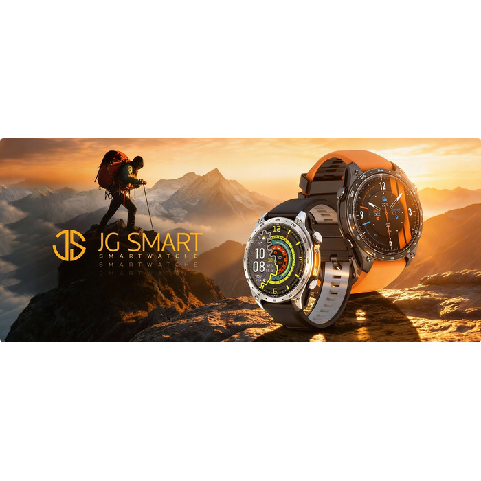 Смарт-годинник JG Smart V.300 Pro з GPS, чорний