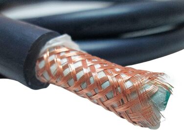 Професійний Hi-Fi мережевий кабель для аудіо-підсилювача з чистої міді та екрануванням, сірий, 1м