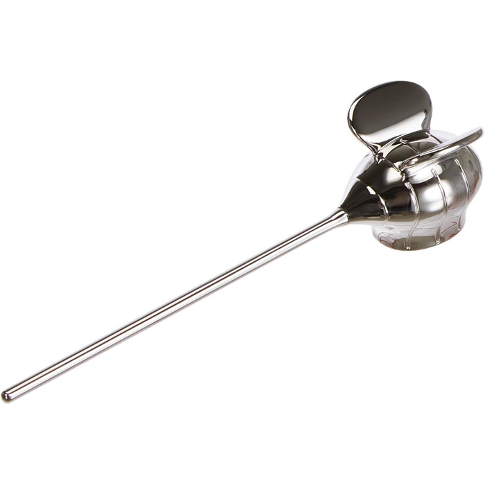 Alessi Candle Snuffer, Porcelain, Silver, One Size