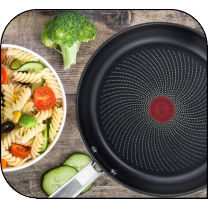 Набір сковорідок TEFAL Intuition для індукційних плит, сталь з антипригарним покриттям, 3 шт. (20/24/26 см)