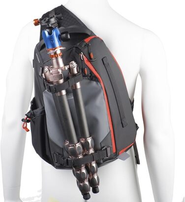 MindShift Photo Cross 13 Carbon Grau - фотосумка, 1.1 літра, сіра