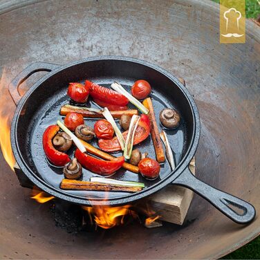 Chefaron Enameled Cast Iron Pot 2-in-1 incl. Proofing Basket and Dough Scraper. Bread Baking Dish with Lid 3L. Dutch Oven with Lid Oven-Safe. Cast Iron Pot for Baking Bread at Home. Cast Iron Dutch Oven 3L 2-in-1