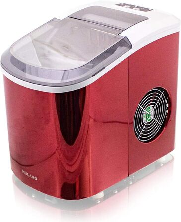 Машина для приготування льоду з нержавіючої сталі, Ice Maker, червона