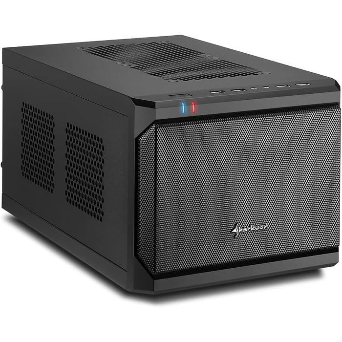 Sharkoon QB One: Компактний корпус ПК Mini-ITX, чорний, 2x USB 3.0/2.0