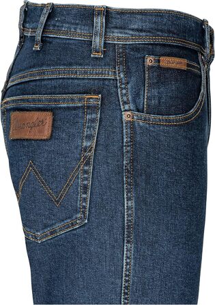 Джинси чоловічі Wrangler Texas Stretch Regular Fit, Authentic Straight, бавовна, чорний/синій/сірий, розміри W28-W44/L32