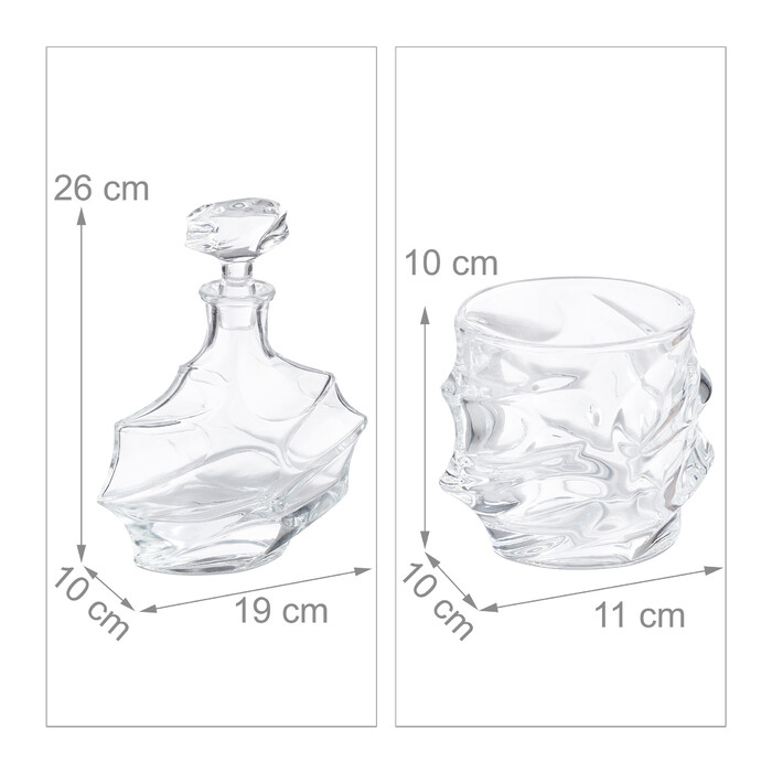 Relaxdays 5-Piece Whisky Set