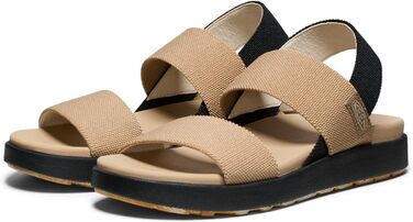 Жіночі сандалі Keen ELLE BACKSTRAP (38.5 EU, широка колодка, колір: кукурудзяний чорний)