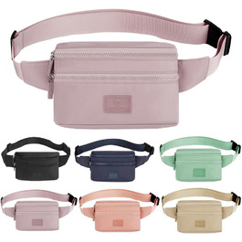 Поясна сумка на пояс для жінок та чоловіків, спортивна, водовідштовхувальна, для бігу (фіолетовий)