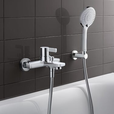 Душова лійка Duravit Universal з 3 режимами (Rain, Intense, Soft), ручна душова насадка Ø 110 mm, економія води MinusFlow, легко чиститься, хром