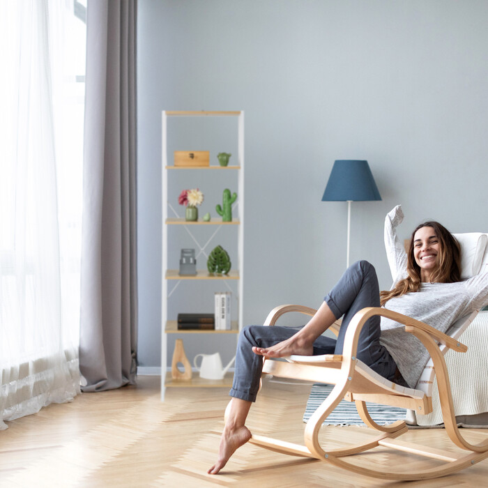 Стелаж Relaxdays з 6 полицями