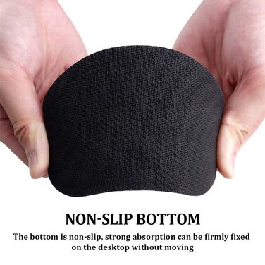 Підставка для зап'ястя під мишу з Memory Foam, 2 шт. - Ergonomische Handgelenkstütze (Чорний + Темно-синій)