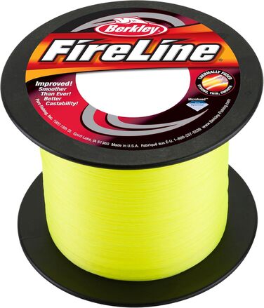 Плетена рибальська ліска Berkley FireLine Fused Original 8-жильна, надміцна та зносостійка, для делікатної ловлі, 0,10 мм, 6,2 кг, 300 м, димчаста