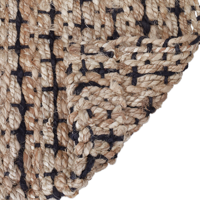 Relaxdays Jute Rug, 60x90 cm