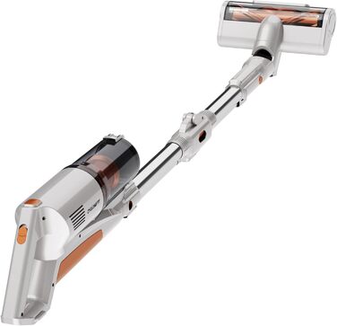 Вертикальний пилосос TurboTronic StormStick 120 Вт з ручним пилососом, фільтр MIF, 5 м кабель, 11 кПа, циклонна технологія, срібний