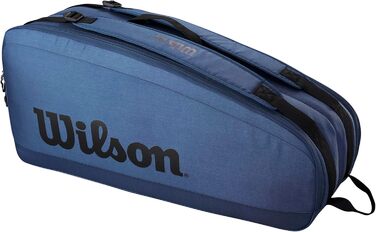 Wilson Ultra V4 Tour Tennis Racket Bag - Blue (Holds 6 Rackets)