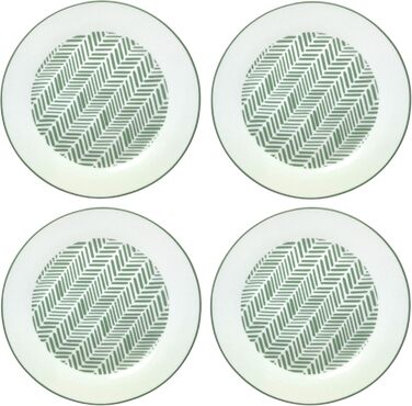 Сервіз столовий на 4 особи, 16 предметів, вінтажний дизайн, сумісний з мийною машиною та мікрохвильовою піччю