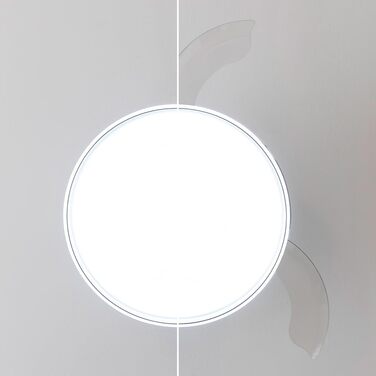 Стеляний вентилятор Cecotec EnergySilence Aero 470: 55W, пульт, діаметр 106 см, 3 лопаті, 3 швидкості, функція обігріву (діаметр 132 см, сірий), нержавіюча сталь