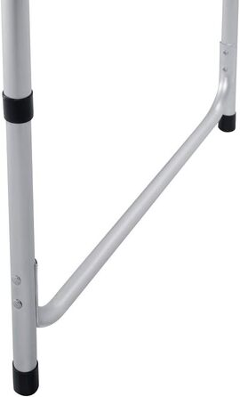 Складний алюмінієвий стіл 120 см для пікніка, кемпінгу, саду та вечірок. 3 регульовані висоти.