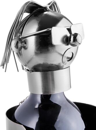 BRUBAKER Bottle Holder Rockstar Guitar Metal Sculpture Gift with Gift Card