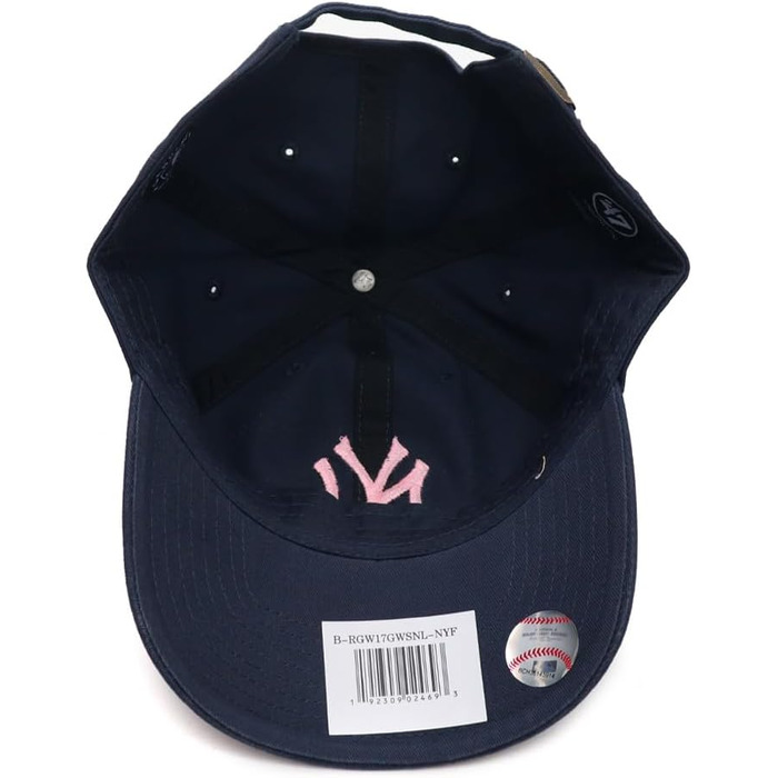 Кепка бейсбольна 47 Brand MLB New York Yankees рожева (Nany-pink) - оригінал