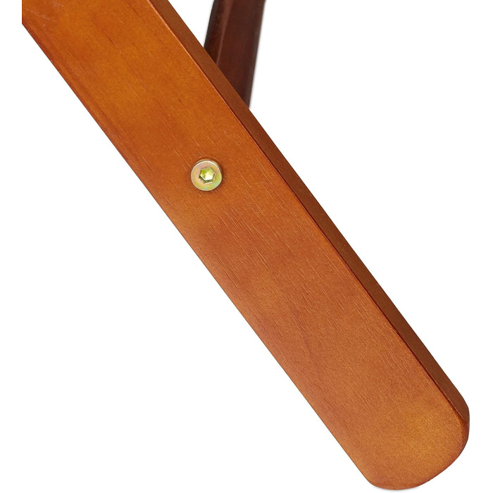 Relaxdays Folding Luggage Rack, Wooden Baggage Stand, HBT: 54.5 x 66 x 44 cm, Suitcase Stool for Hotel & Home, Natural