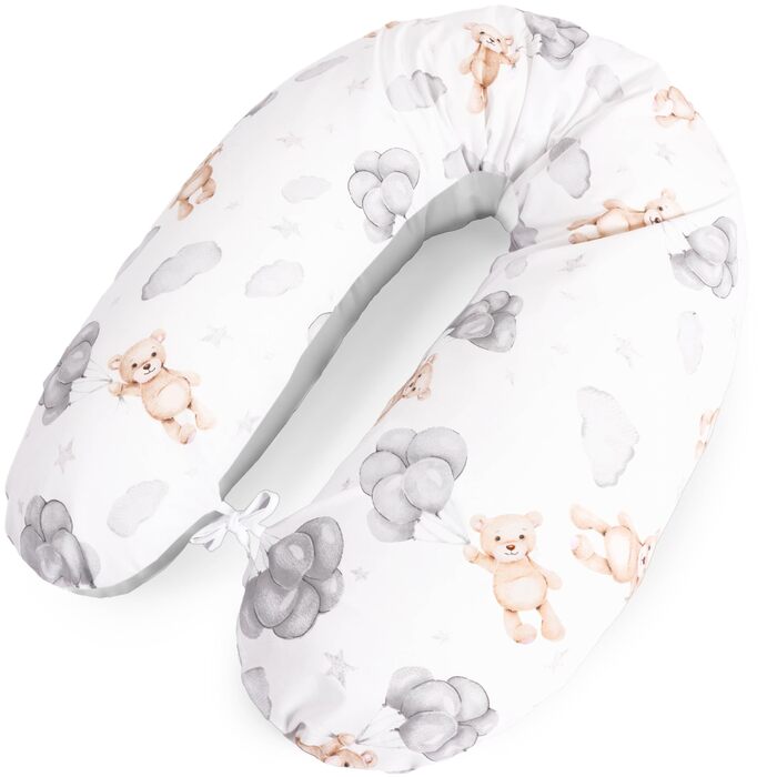 Подушка для вагітних Amilian 170 см XXL – подушка для сну на боці – подушка для годування – Body Pillow (балон)