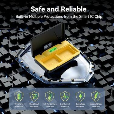 Зарядний пристрій ENAGON NP-FZ100 20W PD з LCD-дисплеєм для Sony Alpha (A7, A9, A7R, FX3, FX30)