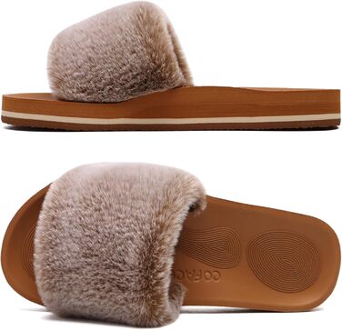 Тапочки халатні жіночі COFACE з м'якою підкладкою, халатні шльопанці, домашні тапочки, шльопанці для дому, теплий варіант на літо та зиму, рожеві (43 EU, Khaki)