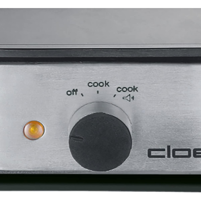Яйцеварка Cloer 6099 з акустичним сповіщенням, 400 Вт, на 6 яєць, з антипригарним покриттям, алюмінієвий корпус