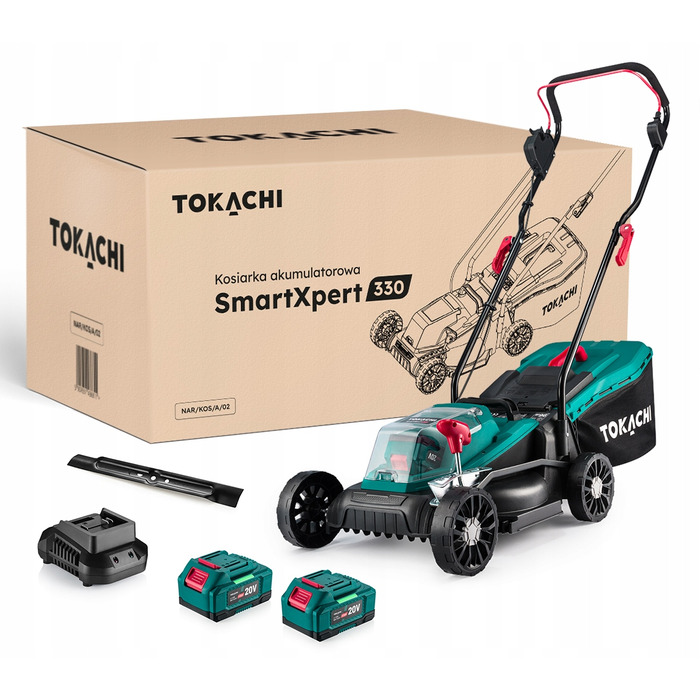 Акумуляторна газонокосарка Tokachi, 33 см