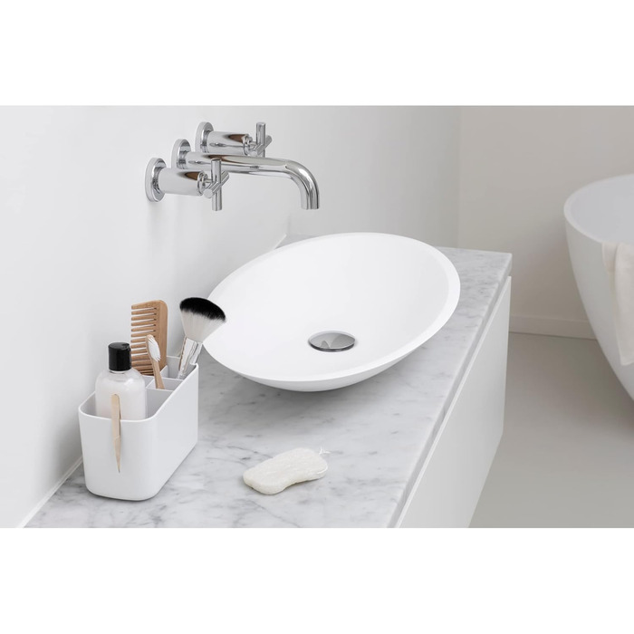 Органайзер для ванної Brabantia Renew, пластик, білий, універсальний розмір