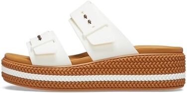Сандалії Crocs Brooklyn Woven Buckle Chalk (36/37 EU) жіночі плетені на пряжці