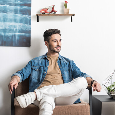 Relaxdays Промисловий набір настінних полиць з 2 штук