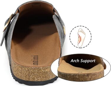 Зручні шльопанці Intini для дому та саду: чоловічі та жіночі, шкіряне устілка, моделі 36-48, сірий колір