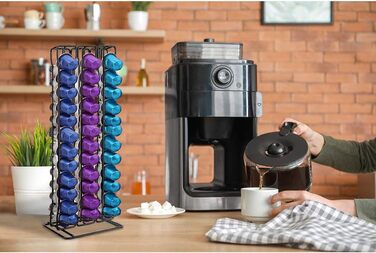 Тримач для капсул Nespresso (60 шт) - металевий підставка для кавових капсул