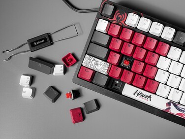 Механічна клавіатура A4Tech, чорна, USB, з RGB-підсвіткою та цифровим блоком