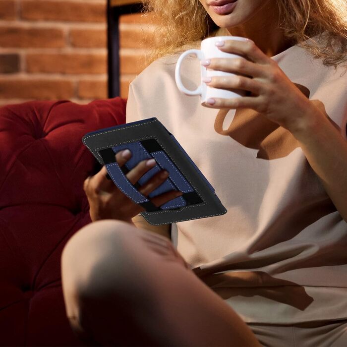 Чохол для Kindle 11-го покоління (2024/2022) Navy Blue: захисна обкладинка з підставкою та авто-сном