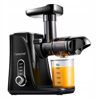 Горизонтальна шнекова соковижималка Amzchef GM3001-BK 150 Вт
