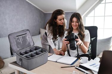 Сумка для камери Koolertron: захисна, водонепроникна, з регульованим ременем, для DSLR, фотограф-ентузіаст (сіра)