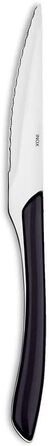 Amefa ECLAT Cutlery Set Black Dinner Cutlery 24-piece for 6 people, Stainless Steel, Rust-proof, High-quality Plastic Handle Shells, Dishwasher-safe, Cutlery Set for 6 people, Camping Cutlery