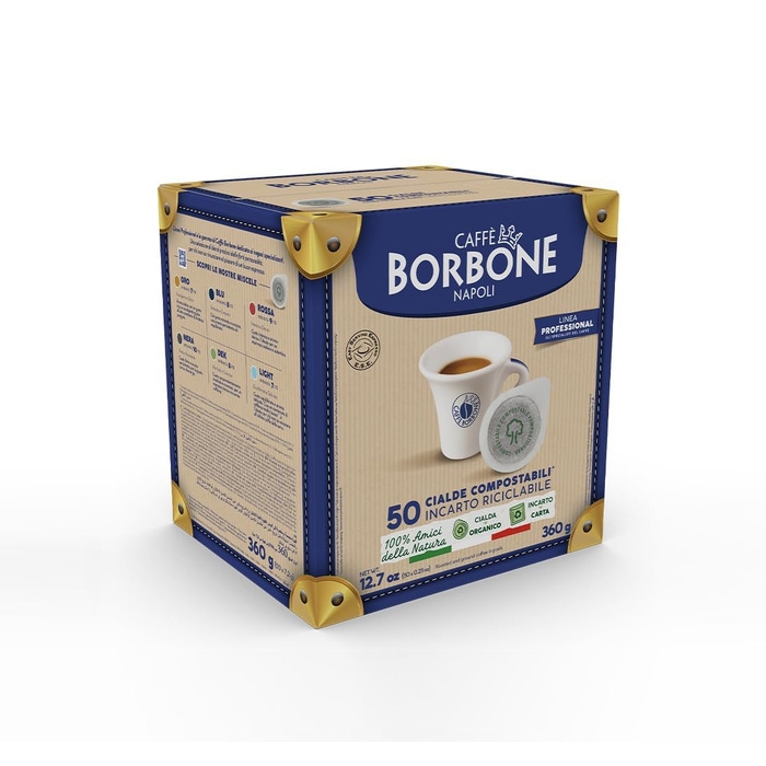 Кавові пади Caffè Borbone Blue Blend (Золота суміш), ESE система 44 мм, компостуювані, 50 шт.