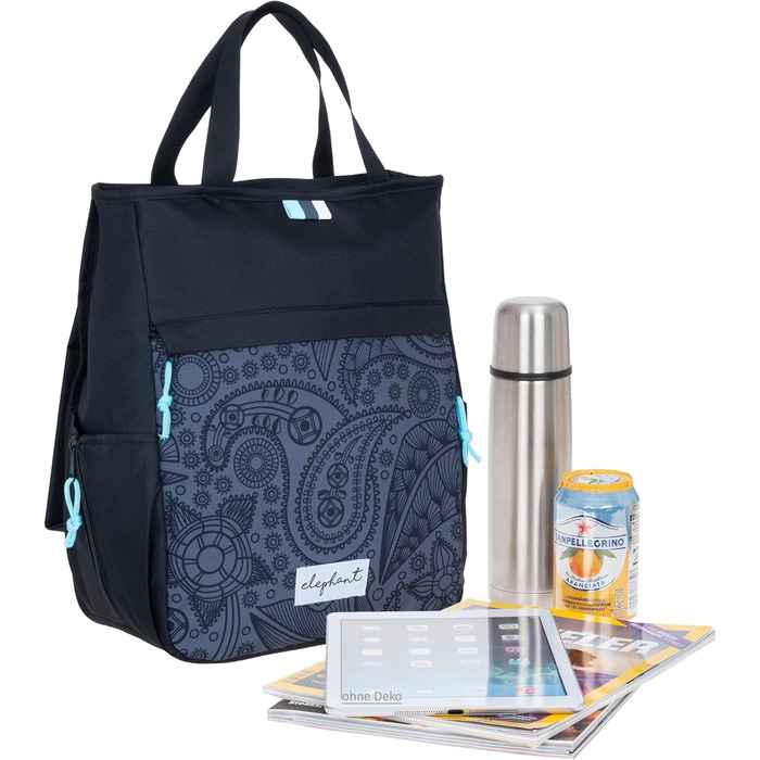 Spear Rucksack Women's/Men's Hygge City Backpack Women's Backpack Leisure Backpack Office Sport Leisure backpack A4 12788 (12790 Black Paisley (4))