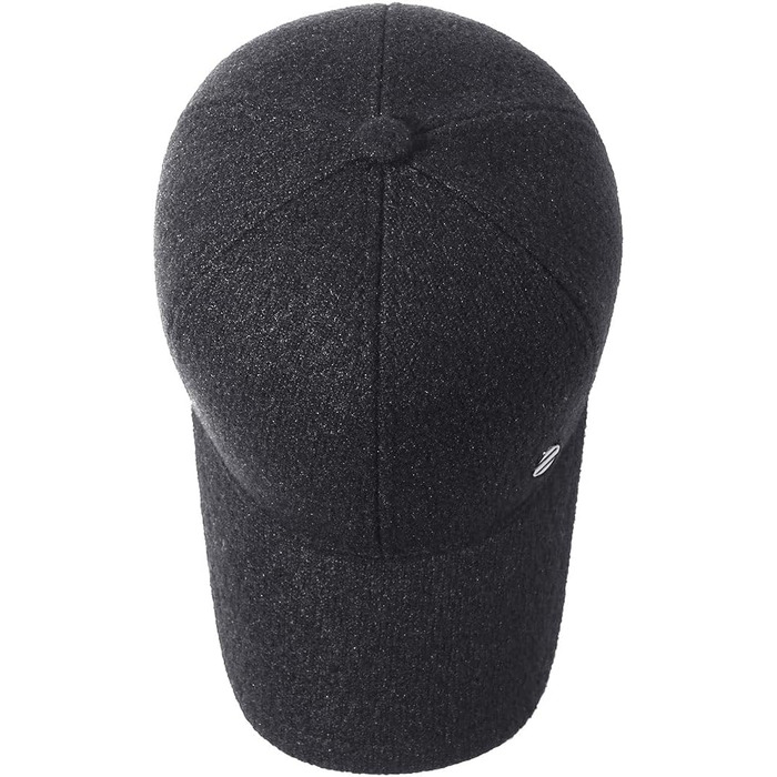 Кепка YAMEE для чоловіків на зиму з відкидними навушниками, тепла бейсболка, універсальний розмір (2361*Сірий)