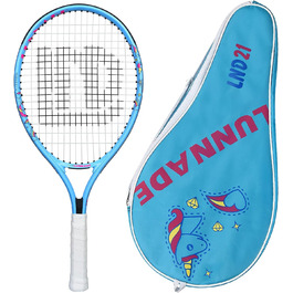 Lunnade Junior Tennis Racket Set - Youth Tennis Racket for Boys & Girls Ages 3-12 with Cover - 21 Inch