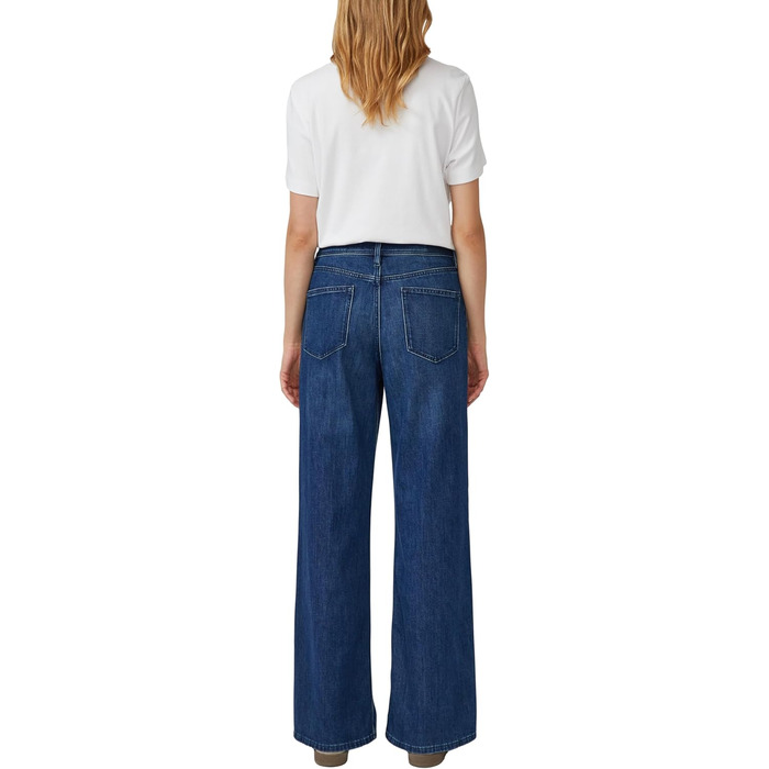 Джинси s.Oliver Suri Regular Fit High Rise Wide Leg 40 сині (55z4_blau)