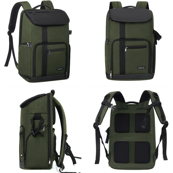 MOSISO Рюкзак для камери 17.3 дюйма, DSLR/SLR/Беззеркальна камера, великий для чоловіків/жінок, фотосумка з відділом для ноутбука, тримачем для штатива та дощовиком, сумісний з Canon/Nikon/Fuji, блакитний (оливковий)