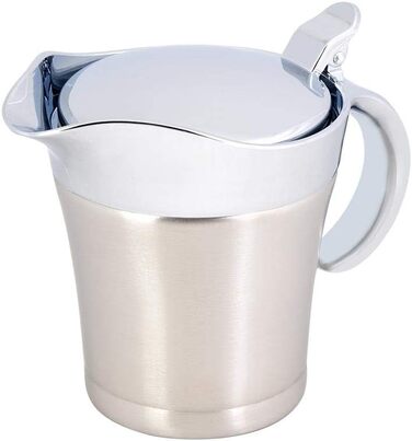Thermo Sauce Pan, 450 ml/750 ml, 304 Stainless Steel, Double-Walled, Insulated, Sauce Pot, Kitchen Accessories 450 ml