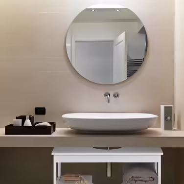 Relaxdays Bathroom Vanity with Rope Handles