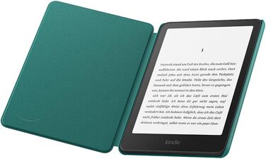 Чохол для Amazon Kindle Paperwhite та Kindle Colorsoft - Легкий, водонепроникний, з тканини (Смарагдово-зелений)