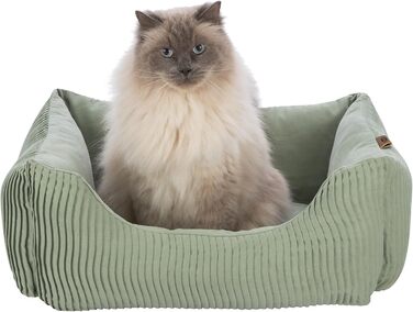 Тріксі Лежанка для собак Marley, 80 x 60 см, зелений, Canvas, для середніх собак, м'яка, миється